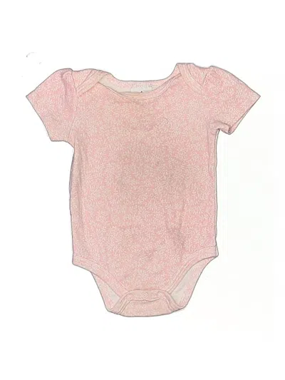 Pre-owned Laura Ashley Babies' Short Sleeve Onesie In Pink