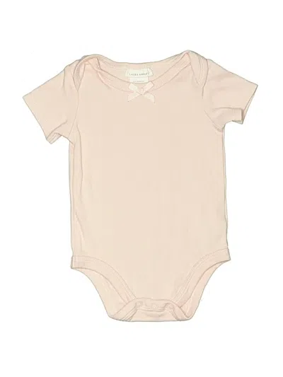 Pre-owned Laura Ashley Babies' Short Sleeve Onesie In White