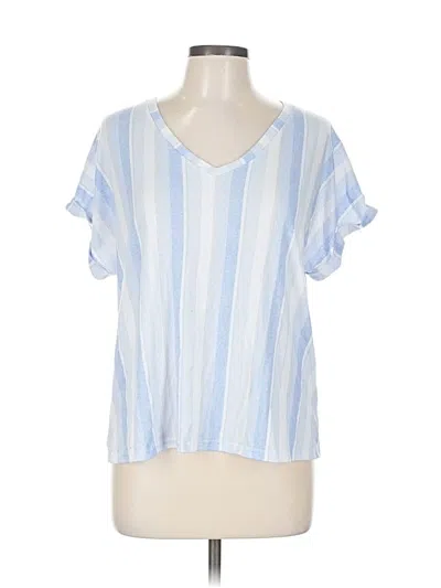 Pre-owned Laura Ashley Short Sleeve T-shirt In Blue