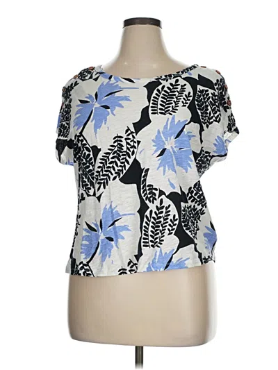 Pre-owned Laura Ashley Short Sleeve T-shirt In Blue