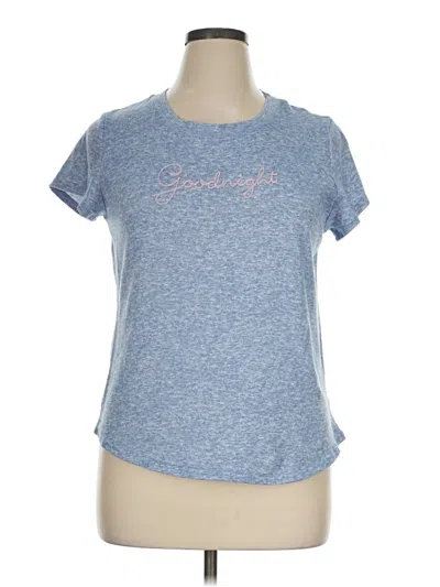 Pre-owned Laura Ashley Short Sleeve T-shirt In Blue