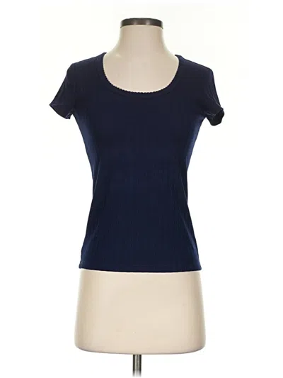 Pre-owned Laura Ashley Short Sleeve T-shirt In Blue