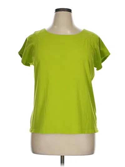 Pre-owned Laura Ashley Short Sleeve T-shirt In Green
