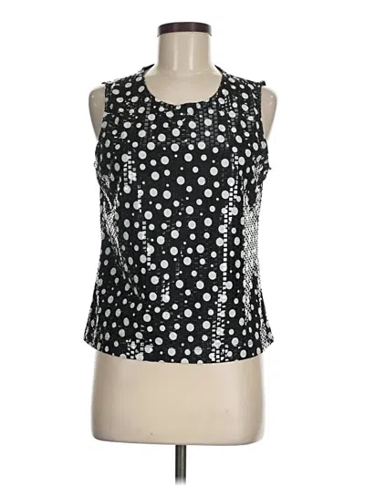 Pre-owned Laura Ashley Sleeveless Blouse In Black