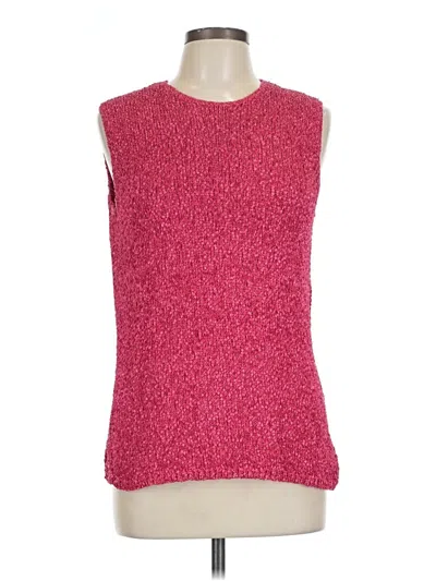 Pre-owned Laura Ashley Sleeveless Blouse In Pink