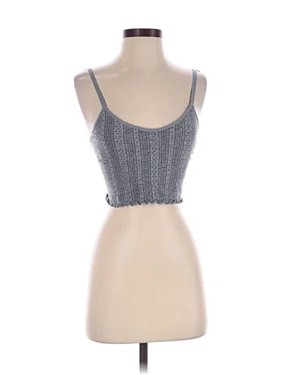 Pre-owned Laura Ashley Sleeveless Top Silver Sweetheart Neckline Tops