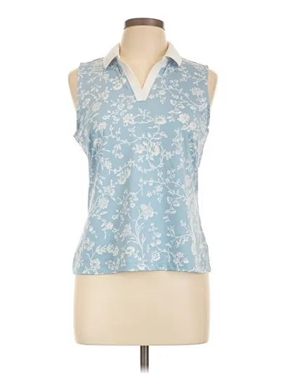 Pre-owned Laura Ashley Sleeveless T-shirt In Blue