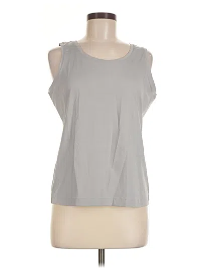 Pre-owned Laura Ashley Sleeveless T-shirt In Gray