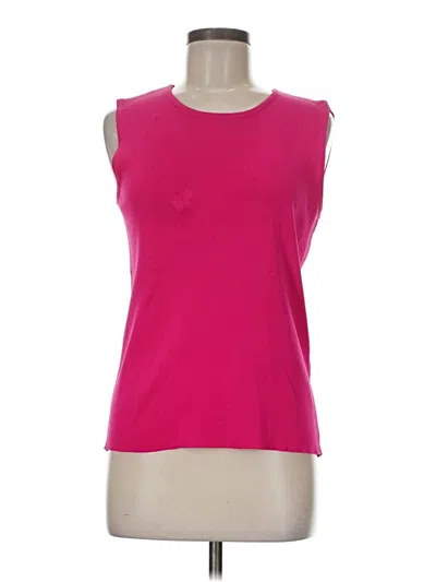 Pre-owned Laura Ashley Sleeveless T-shirt In Pink