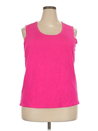 Pre-owned Laura Ashley Sleeveless T-shirt In Pink