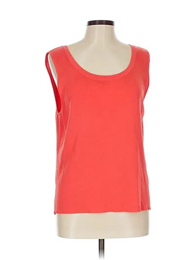 Pre-owned Laura Ashley Sleeveless T-shirt In Red