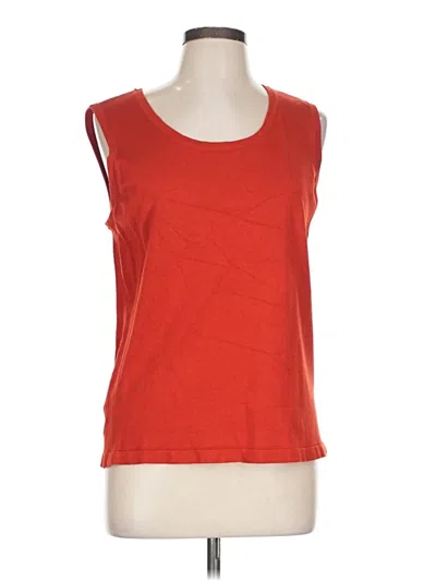 Pre-owned Laura Ashley Sleeveless T-shirt In Red