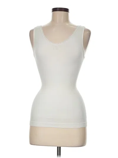 Pre-owned Laura Ashley Sleeveless T-shirt In White