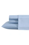 Laura Ashley 800 Thread Count Cotton Sateen 4-pc. Sheet Set, Queen Bedding In Pastel Blue