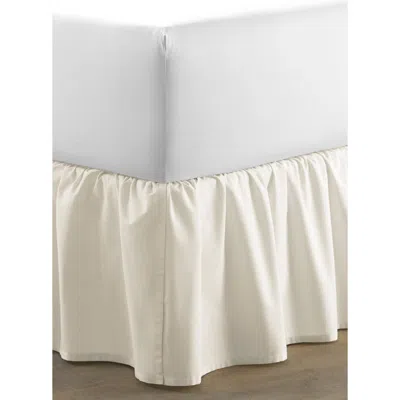 Laura Ashley Solid Ruffle Bed Skirt In Ivory