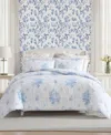 Laura Ashley Sophia Cotton Duvet Cover Set In Multi