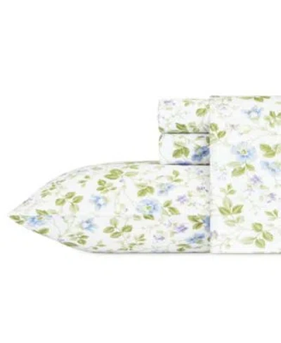 Laura Ashley Spring Bloom Sheet Sets In Periwinkle