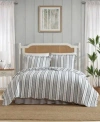 Laura Ashley Stripe Perfection Cotton Quilt Set In Multi