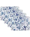 Laura Ashley Summer Palace Cork Placemats Set Of 4, 16" X 12" In Summer Palace