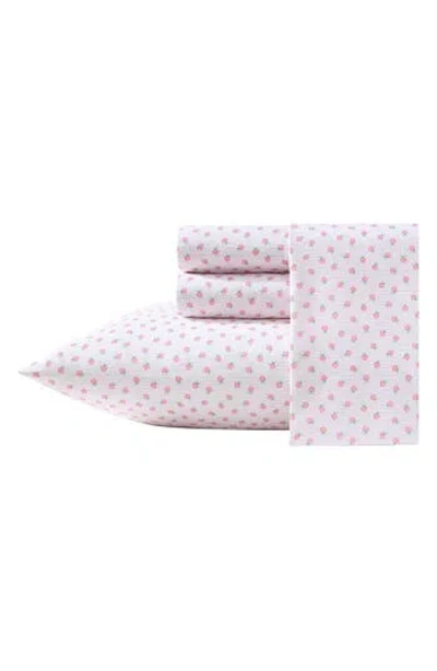 Laura Ashley Sweet Ladybugs Sheet Set In Lt-pastel Pink