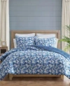 Laura Ashley Sweet Memories Reversible Comforter Sets In Indigo Blue