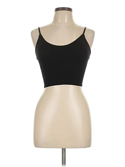 Pre-owned Laura Ashley Tank Top Black Strapless Neckline Tops