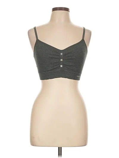 Pre-owned Laura Ashley Tank Top Gray Strapless Neckline Tops