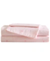 Laura Ashley Tiny Bows Microfiber 4 Piece Sheet Sets In Pink