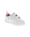 Laura Ashley Toddler Girls Heart Pattern Sneakers In White