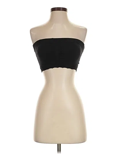 Pre-owned Laura Ashley Tube Top Black Strapless Neckline Tops