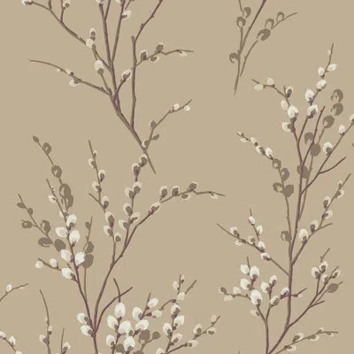 Laura Ashley Willow Wallpaper Roll In Natural