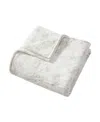 Laura Ashley Wistful Blooms Printed Plush Heated Blanket, King In Sand