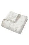 Laura Ashley Wistful Blooms Reversible Faux Shearling Heated Throw Blanket In Neutral