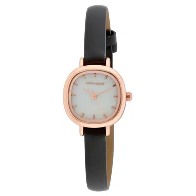 Pre-owned Laura Ashley Women's 24mm Small Face Vegan Leather Strap Watch (la2095) In Rose Gold
