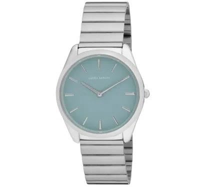 Pre-owned Laura Ashley Women's 36mm Gilded Bracelet Dial Bracelet Watch (la2069) In Silver