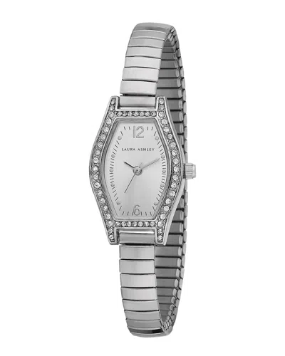 Laura Ashley Ladies' Silver Expandable Bracelet Watch