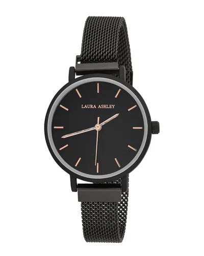 Laura Ashley Women's Watch In Black