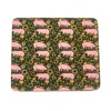 Laura B Interiors Green The Jewel Country Pig Set Of Four Placemats In Green