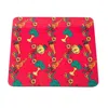 Laura B Interiors Red True Love= Vegetables Set Of Four Placemats In Red