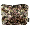Laura B Interiors The Gold Decortive Thistle Makeup Bag In Gold