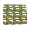 Laura B Interiors The Green Country Pig Set Of Four Placemats In Green