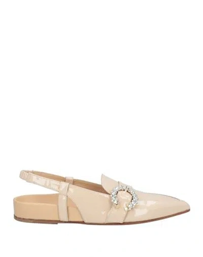 Laura Bellariva Woman Ballet Flats Blush Size 11 Leather In Pink