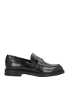 Laura Bellariva Woman Loafers Black Size 5 Leather In Black