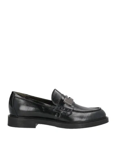 Laura Bellariva Woman Loafers Black Size 5 Leather
