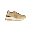 Laura Biagiotti Beige Polyester Women Sneaker In Nude