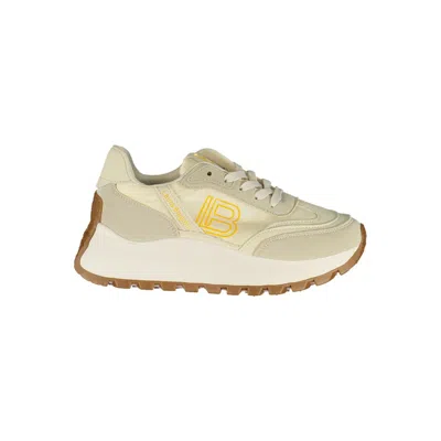 Laura Biagiotti Beige Polyurethane Women Sneaker In Gray