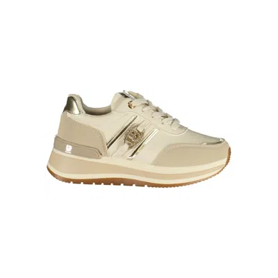 Laura Biagiotti Beige Polyurethane Women Sneaker In Neutral