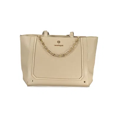 Laura Biagiotti Beige Pvc Women Handbag In Brown