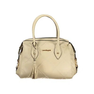 Laura Biagiotti Beige Pvc Women Handbag In Neutral