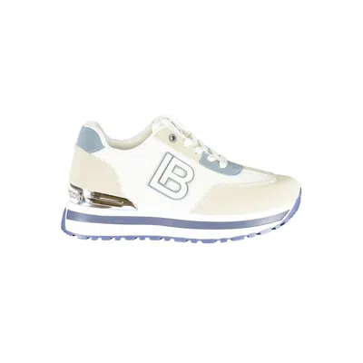 Laura Biagiotti Bianco Polyurethane Women Sneaker In Neutral